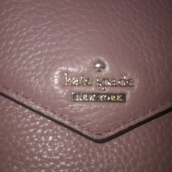 Kate Spade  New York Sadie Envelope crossbody Bag Pink Saffiano Leather - Picture 2 of 9